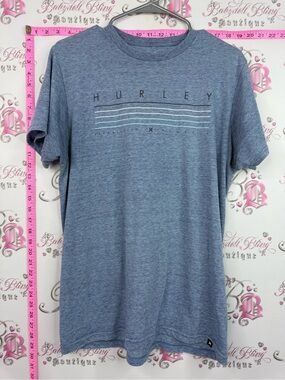Hurley T-shirt Blue Heather Short-Sleeve Graphic Tee